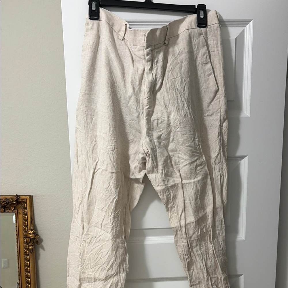 Men's linen dress Pants